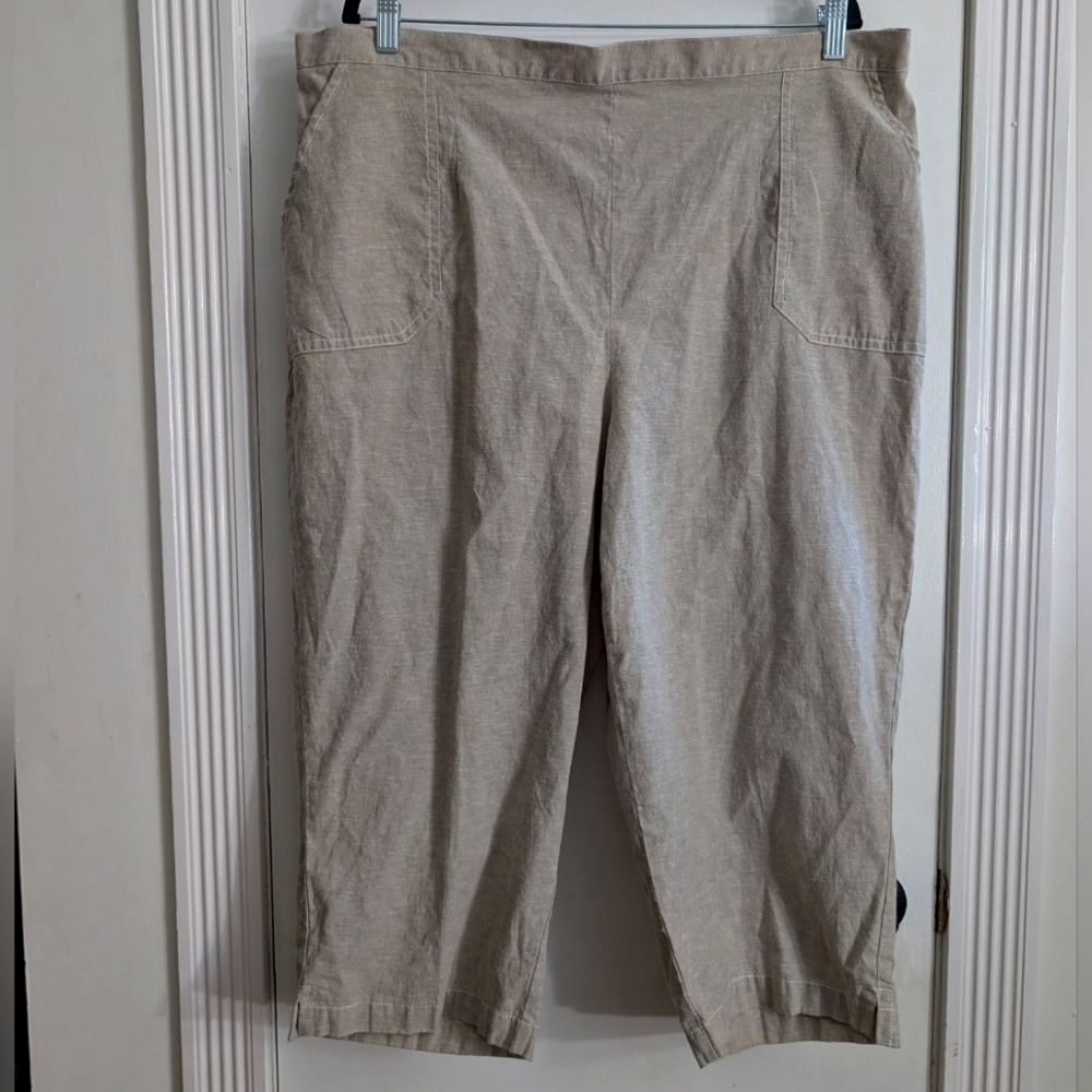 Alfred Dunner Plus Capris Size 22W EUC